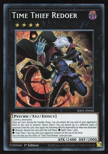 Time Thief Rehacer - RA01-EN041 - Secreto Raro - 1ª Edición Yugioh - Imagen 1 de 1