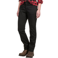 Women's Dickies Curvy Fit Twill Pants Slacks Straight Leg 18 Short Black NEW