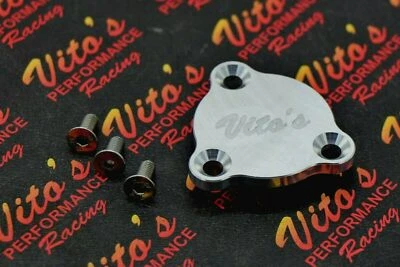 Neutral safety switch block off cover plate BILLET ALUMINUM Yamaha Banshee - Image 1 of 3