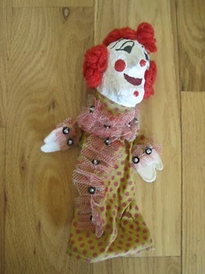 Judy Of Punch And Judy Authentic Paper Mache Doll Puppet - Picture 1 of 9