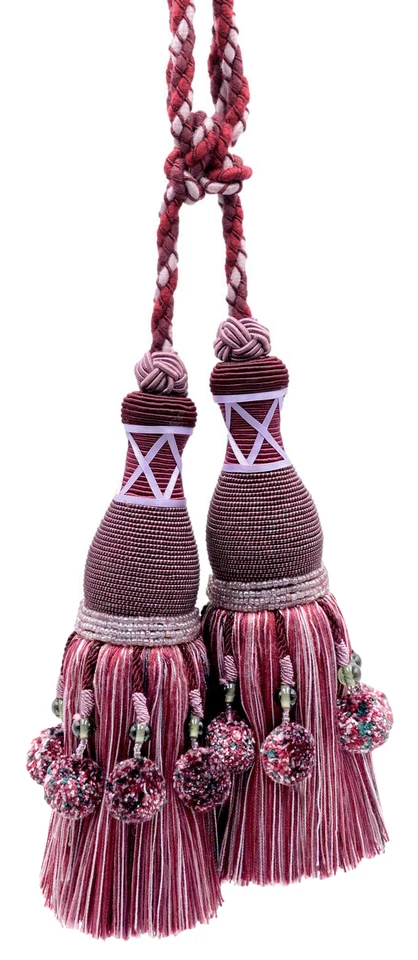 Corbata borla Décopro, color # VL01 - rojo acebo [se vende individualmente] Foto 1 de 1