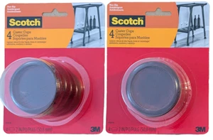 Scotch Non Slip Caster Cups Cherry Wood 4 per pack / 2 packages - Picture 1 of 5