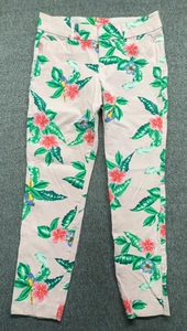 Old Navy Hose Damen 6 rosa Blumen Hawaii grün Pixie Vögel niedriger Bund - Bild 1 von 10