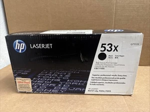 New HP Q7553X 53X High Yield Black Toner Cartridge for LaserJet M2727 - Open Box - Picture 1 of 3