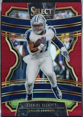 2019 Panini Select Concourse Maroon Prizm /149 #74 Ezekiel Elliott - Image 1 of 2