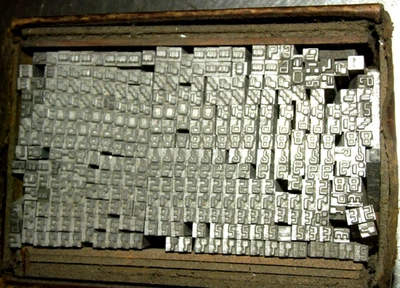 Font 10 Point Computer Numbers & Routing Figures Cast Lead Foundry Letterpress - Image 1 of 4