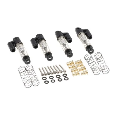 4 Set Double Tube Shock Absorber Dampers For Axial SCX24 9008 AXI00001/2 RC 1:24 - Image 1 of 4