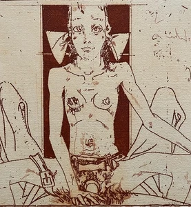 Horst Janssen Signierte numm. Original Radierung- Brief an Mirjam - Erotik - Akt - Bild 1 von 4