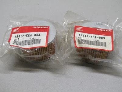 OEM NOS HONDA TRX500 TRX680 OIL FILTERS (2) 15412-KEA-003 - Image 1 of 3