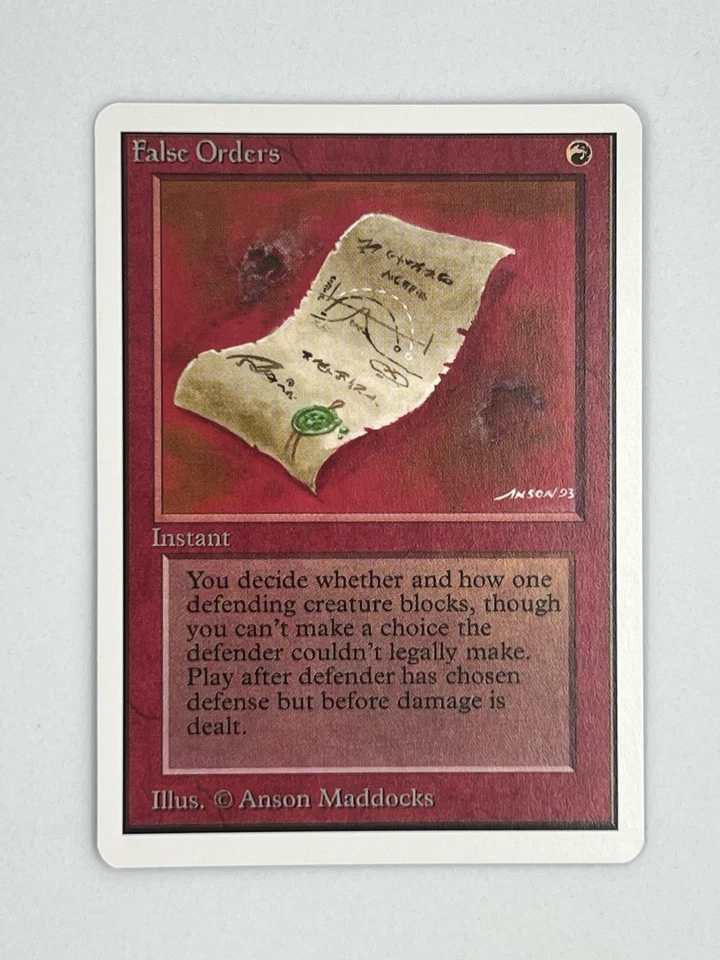 MTG FALSE ORDERS Unlimited Edition Regular MT Magic The Gathering - Image 1 of 4