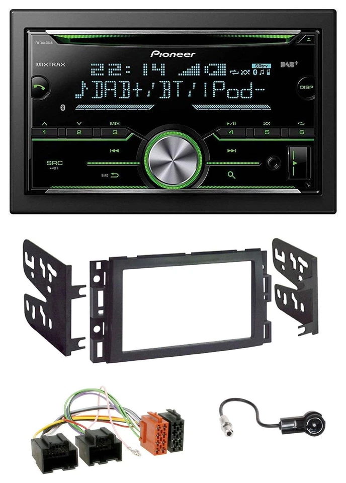 Pioneer Bluetooth MP3 DAB 2DIN USB CD Autoradio für Chevrolet Equinox Impala Mon - Bild 1 von 4