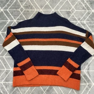 Karen Millen Striped Jumper Sweater Women’s Small Wool Alpaca Blend - Picture 1 of 7