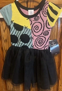 Disney Tim Burton’s Nightmare Before Christmas Vestito Maglione Tulle 3T, Nuovo con etichette - Foto 1 di 6