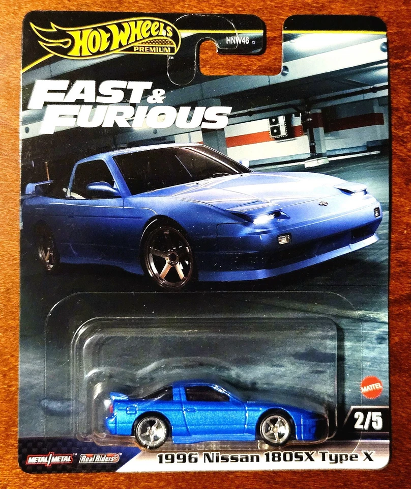 Nissan 180SX Type X 2/5 1996 Hot Wheels Premium Fast & Furious Foto 1 de 1