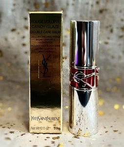 YSL~Rouge Volute~CANDY GLAZE~Double Care Balm in #7 Beige Bliss~Full Size~NIB~ - Picture 1 of 2