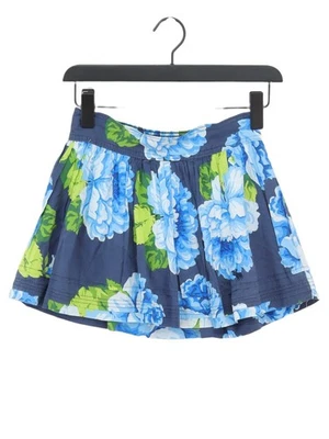 Abercrombie & Fitch Women's Mini Skirt S Blue Cotton with Viscose Mini - Image 1 of 4