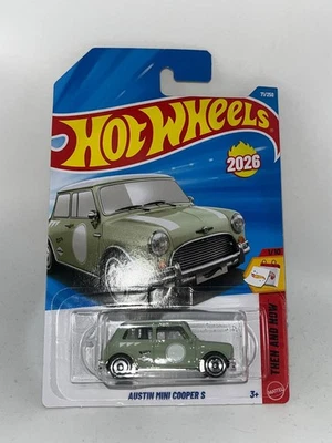 Hot Wheels Mainline Case C 2026 Austin Mini Cooper S - Long Card #71/250 - Image 1 of 2