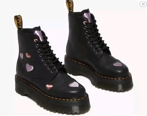 Dr. Martens Sinclair Heart ❤️ Plateau Stiefel einzigartige süße Details Gr. 7. - Bild 1 von 10
