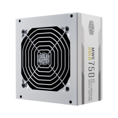 Cooler Master MWE Gold 750 V2 750W ATX 3.1 80 PLUS Gold PSU Power Supply White - - Image 1 of 4