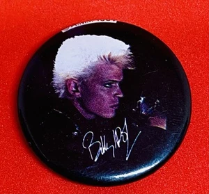 Vintage Billy Idol Pinback Button Pin 1984 - Picture 1 of 3
