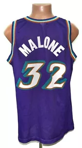 NBA UTAH JAZZ BASKETBALL SHIRT JERSEY CHAMPION MALONE #32 XL - Picture 1 of 9