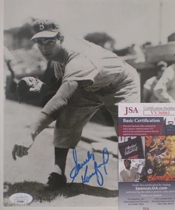 SANDY KOUFAX PHOTO SIGNED GREATEST 'LATE BLOOMER' LEFT HANDER IN BASEBALL JSA - Picture 1 of 9