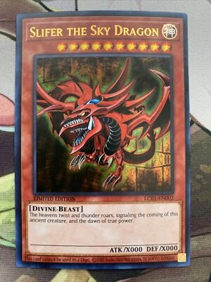 Yugioh! Slifer the Sky Dragon 25th Anniversary LC01-EN002 Ultra Rare NM/M - Image 1 of 2
