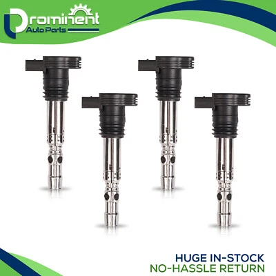 4pcs Ignition Coil Pack for 2001-2006 Audi TT Quattro TT l4 1.8L C1394 UF411 - Image 1 of 4