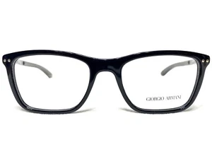 NEW Giorgio Armani AR7064Q 5017 Mens Black Square Eyeglasses Frames 52/19~145 - Picture 1 of 6
