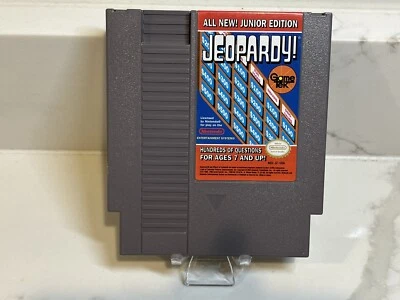 Jeopardy! Junior Edition - 1989 NES Nintendo Game - Cart Only - TESTED! - Image 1 of 4