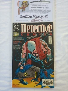 Detective Comics #598 (VFNM) DC Comics 1989 signed John Beatty & Jim Shooter - Picture 1 of 19