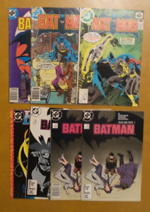 Batman Lot of 7 Issues 311 313 315 404 407 442 1st Tim Fox Tim Drake Robin