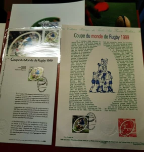 Document philatélique 1999 Coupe du Monde de Rugby - 1er jour - Bild 1 von 7