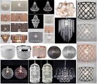 Chandelier Style Ceiling Light Shade Droplet Pendant Acrylic Crystal Bead Luxury