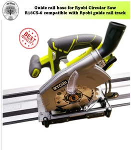 Adaptor base Circular Saw R18CS-0 18V ONE to Ryobi guide rail track Made in UK - Picture 1 of 6