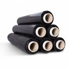  6 X STRONG ROLLS BLACK PALLET STRETCH SHRINK WRAP CLING FILM 400MM x 250M