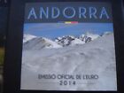 Andorra 2014 year coin set from 1 cent - 2 euro 8 coins 3,88 euro in folder 