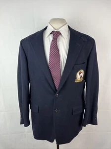FALL/WINTER Pendleton X Sinclair Men's Navy Blue Solid Blazer 44R $595 - Picture 1 of 10