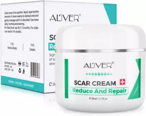 Scar Removal Cream for Face & Body - Treatment for New Scars, Stretch Marks, Acn - Picture 1 of 10
