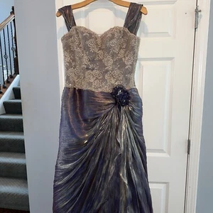vestido mac duggal talla 12 - Imagen 1 de 10