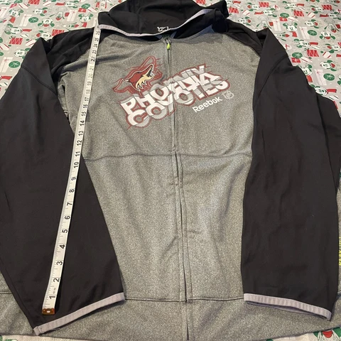 Reebok Phoenix Coyotes NHL Hockey Zipper Hoodie Mens Size 2XL Cover