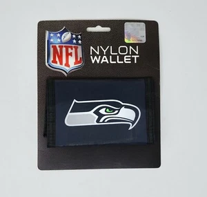 SEAHAWKS *SEATTLE SEAHAWKS* OFFICIAL LICENSED NFL Nylon Trifold Wallet - Picture 1 of 1