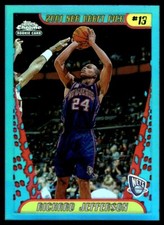 2001-02 Topps Chrome Refractor Richard Jefferson RC #141