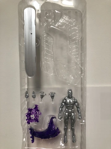 Marvel Legends Silver Surfer Action Figure Haslab Galactus Bonus Tier COMPLETE Cover