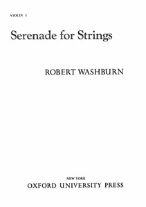 Serenade for Strings, by Robert Washburn: Violin 1 part - Picture 1 of 1