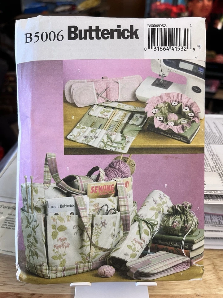 Butterick #B5506 a garden apron, totes hat, or sleeves, new and uncut - Image 1 of 1