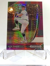 Nick Garcia 2020 Panini Prizm Baseball Draft Picks Hyper Red Purple Parallel