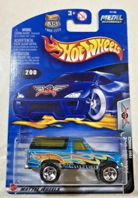 2003 Hot Wheels Final Run Ford Bronco #200 VHTF - Image 1 of 2
