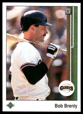 1989 Upper Deck #479 Bob Brenly San Francisco Giants Baseball Card - Image 1 of 2