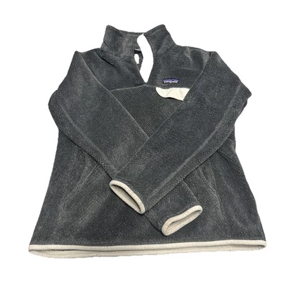 Suéter Patagonia Para Mujer Gris Medio Tostado Re-Herramienta Snap T Polartec Polar Pullover Foto 1 de 4